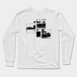 TOYOTA MR2 MK1 Black 'N White Archive Long Sleeve T-Shirt